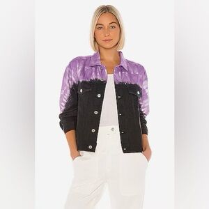 NEW! GRLFRND Revolve Kim Denim Jacket In Brokedown Palace Size L $298